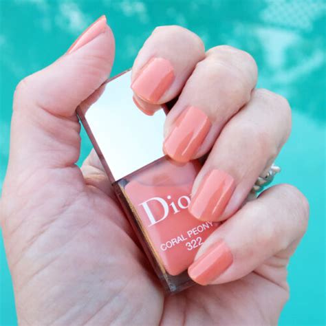 dior nail polish coral peony|Dior vernis gel gel.